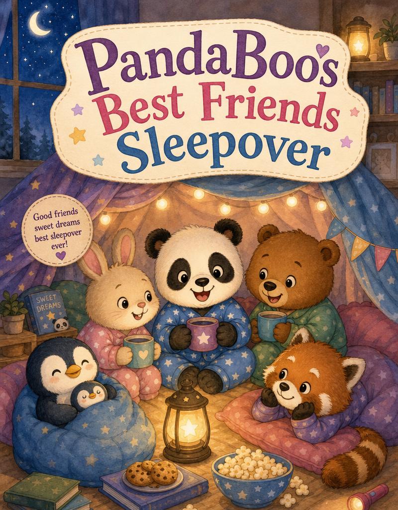 Cover of PandaBoo's Best Friends Sleepover